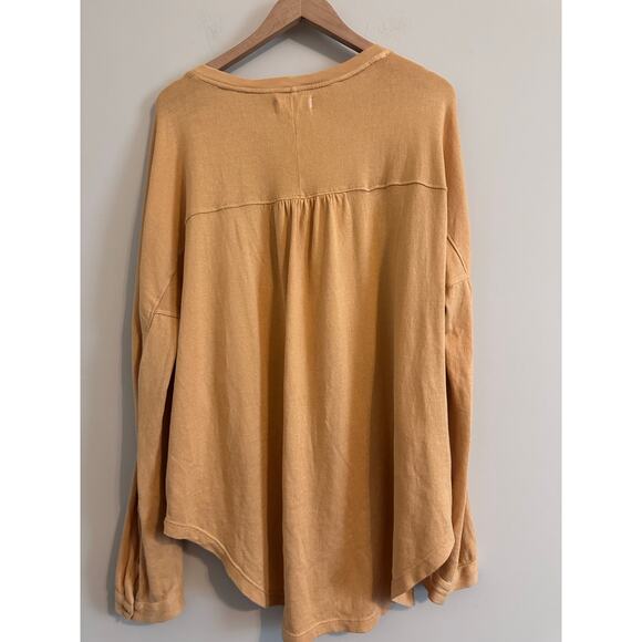 Free People Peach Fuzz Combo Free Spirt Embroidered Top Size Large - Picture 3 of 4